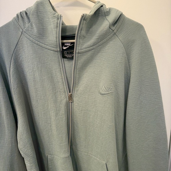 Nike Other - Nike Light Green Zip-Up Hoodie